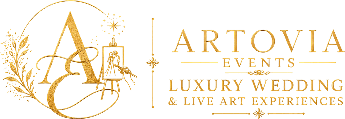 Artovia Events — Luxury Wedding & Live Art Experiences